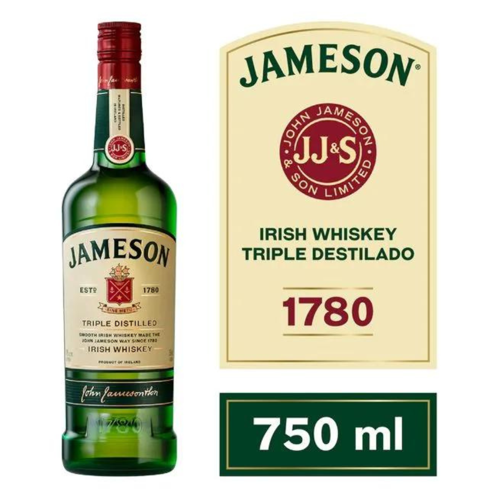 Whiskey Jameson Irish 40º 750cc