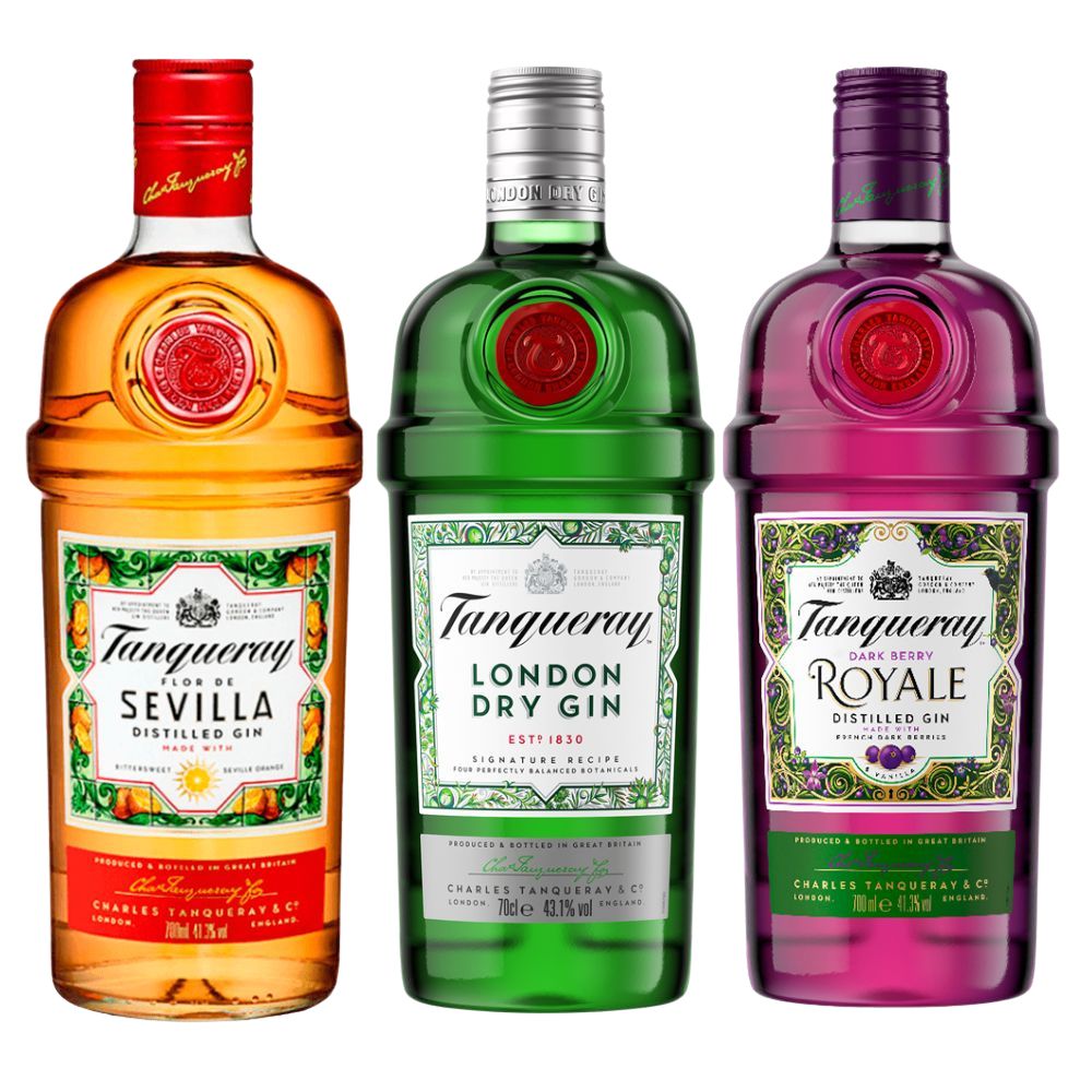 Pack Tanqueray Lovers: Tanqueray London + Tanqueray Sevilla + Tanqueray Dark Berries