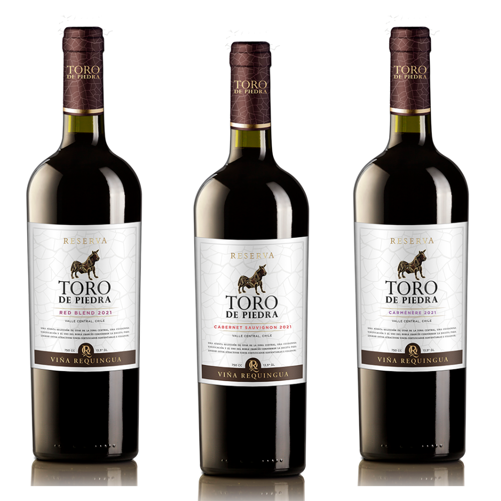 Pack Vino Toro de Piedra Reserva 750cc