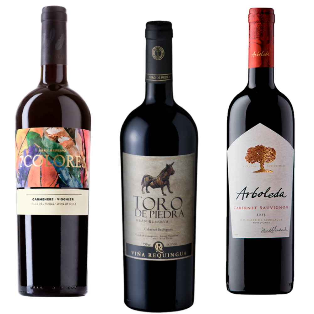 Pack Vinos Gran Reserva Cabernet Sauvignon 750cc