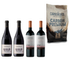 Pack Vinos Gran Reserva Cabernet Sauvignon Viña San Pedro + Carbón Premium Carboneros 2,5 Kg