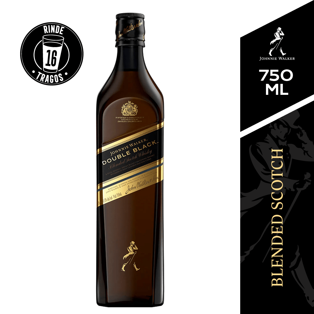 Whisky Johnnie Walker Double Black Label Reserva 12 Años 40º 750cc