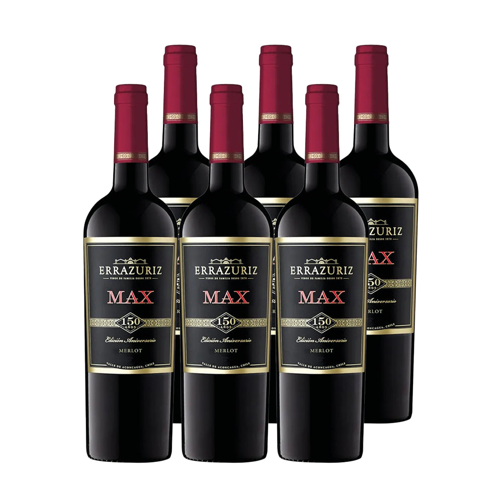 6x Vino Errazuriz Max Reserva Cepas 750cc