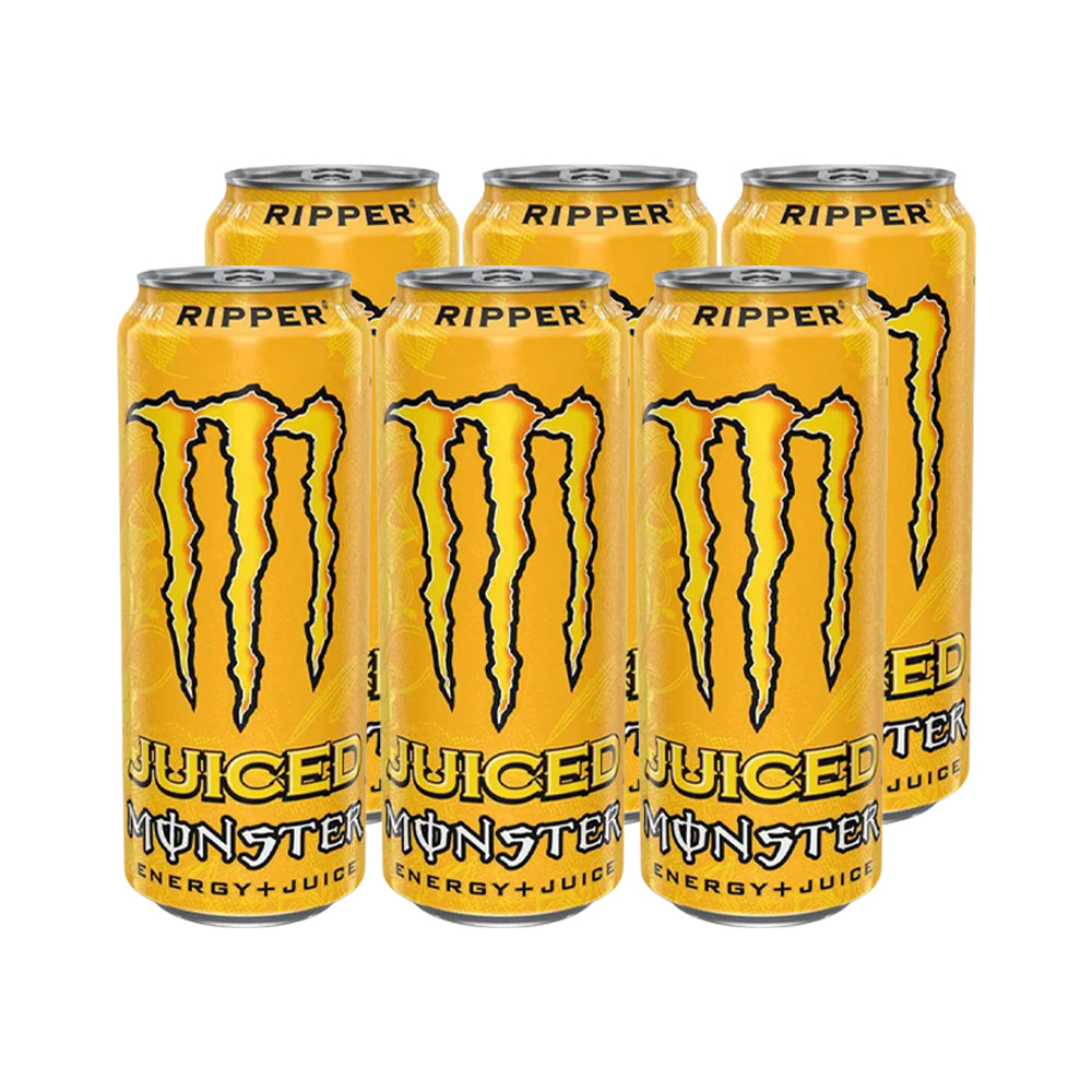 6x Bebida Energética Monster Energy Juiced Ripper 470cc