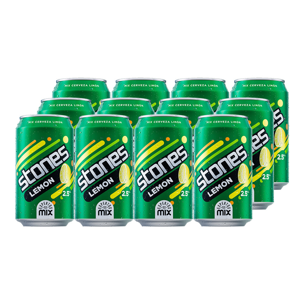 12x Cerveza Lemon Stones Lemon Lata 350cc