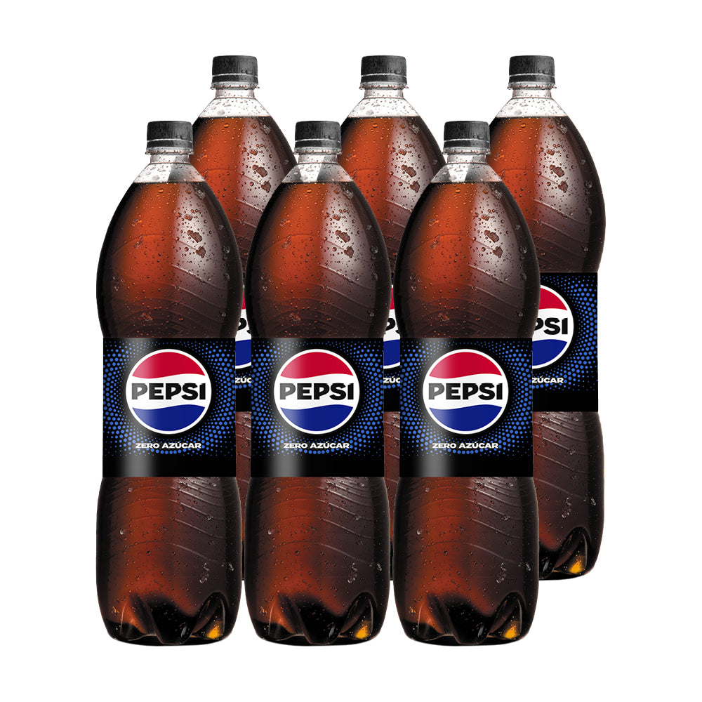 6x Bebida Pepsi Zero 2000cc