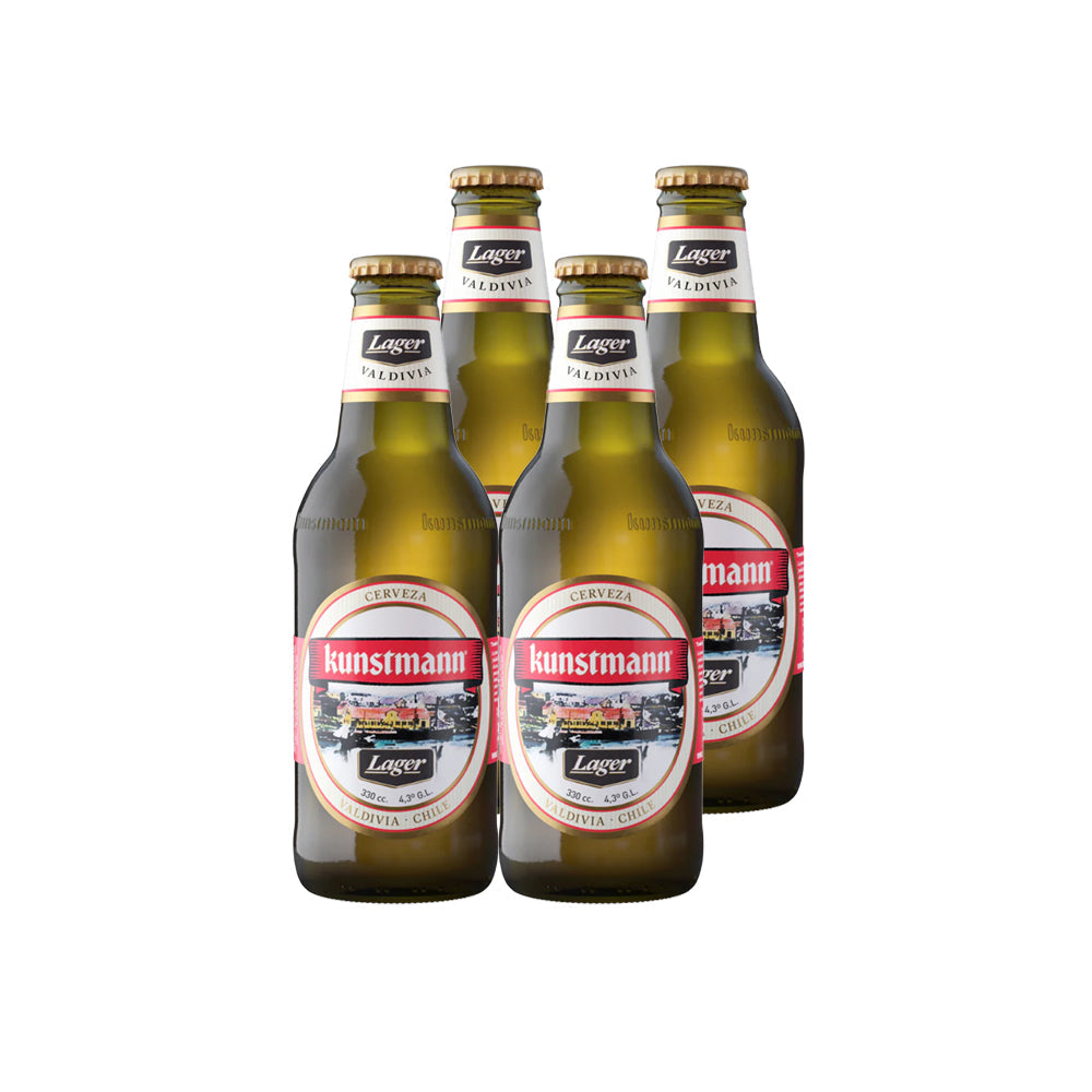 4x Cerveza Kunstmann Lager 330cc