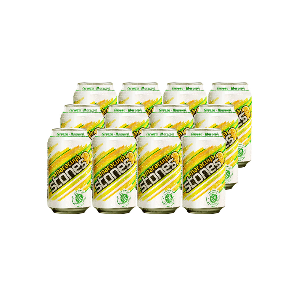 12x Cerveza Lemon Stones Maracuyá Lata 350cc