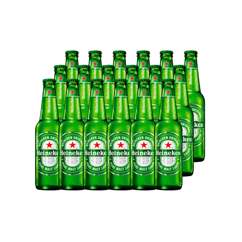 18x Cerveza Heineken Botella 330cc