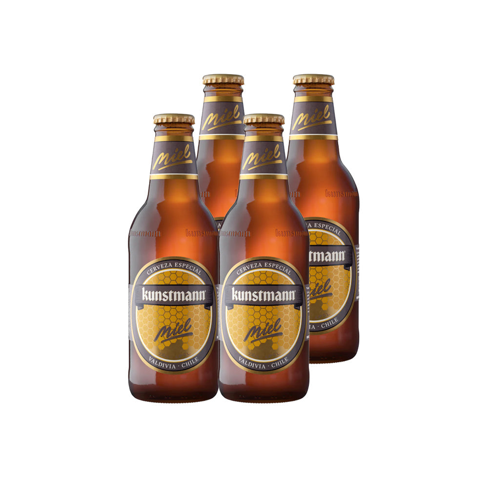 4x Cerveza Kunstmann Miel 330cc