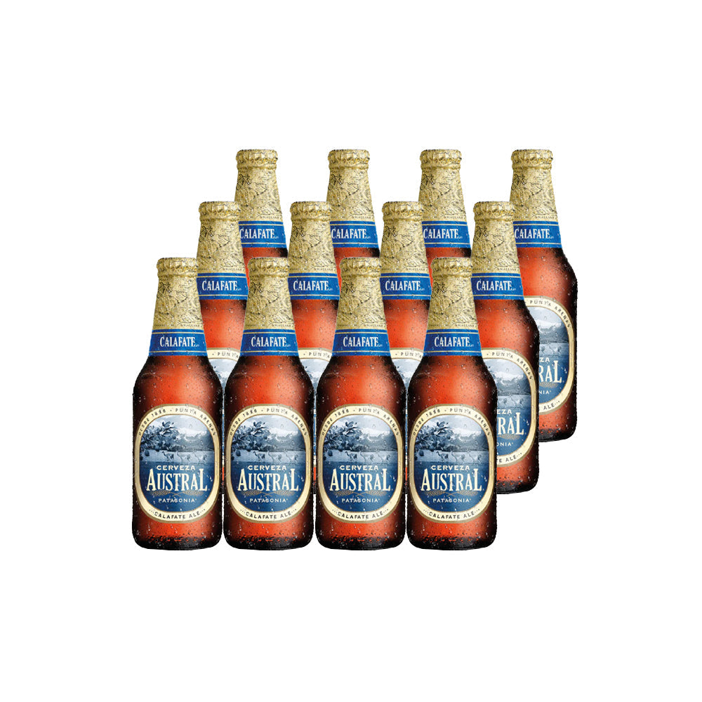12x Cerveza Austral Calafate Botellín 330cc
