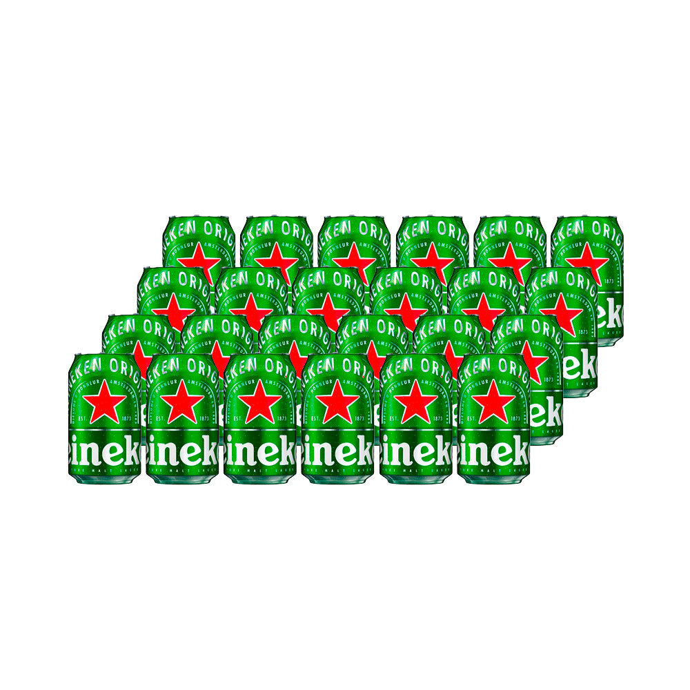 24x Cerveza Heineken Lata 350cc