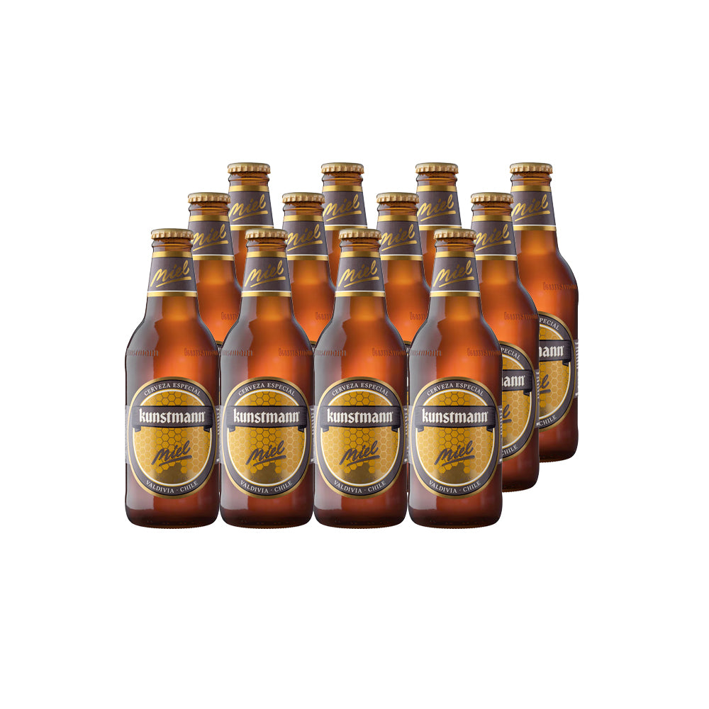 12x Cerveza Kunstmann Miel 330cc