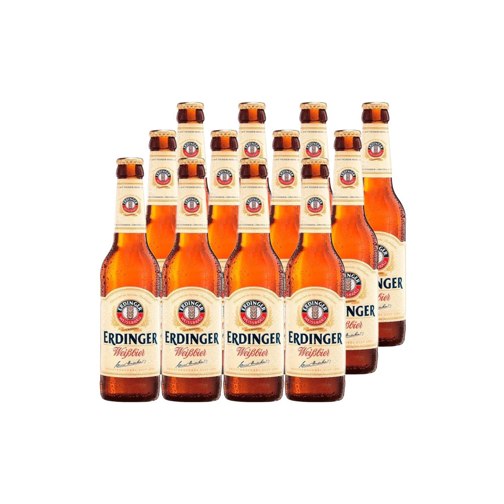 12x Cerveza Erdinger Weissbier 330cc