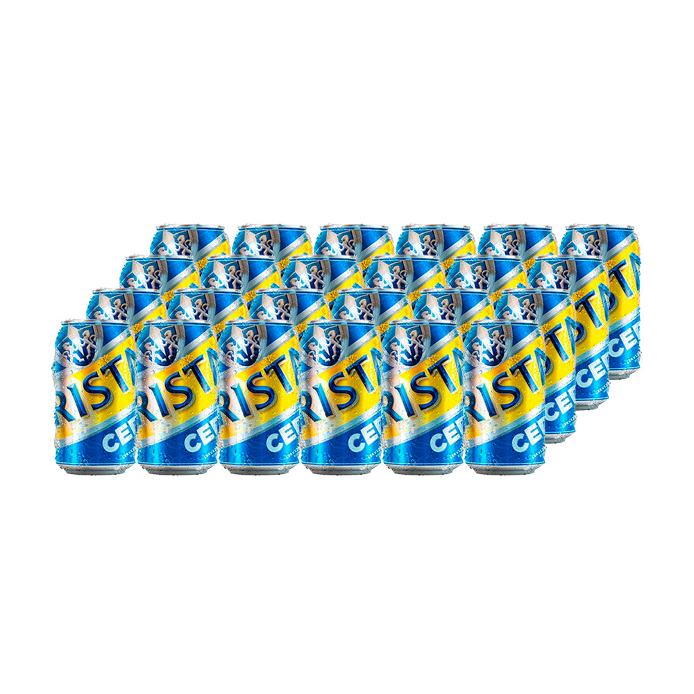 24x Cerveza Cristal Zero Lata 350cc