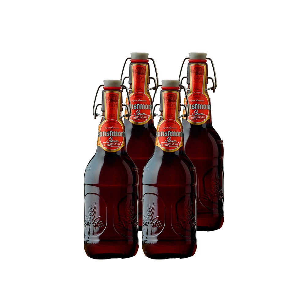 4x Cerveza Kunstmann Gran Torobayo Botellín 500cc