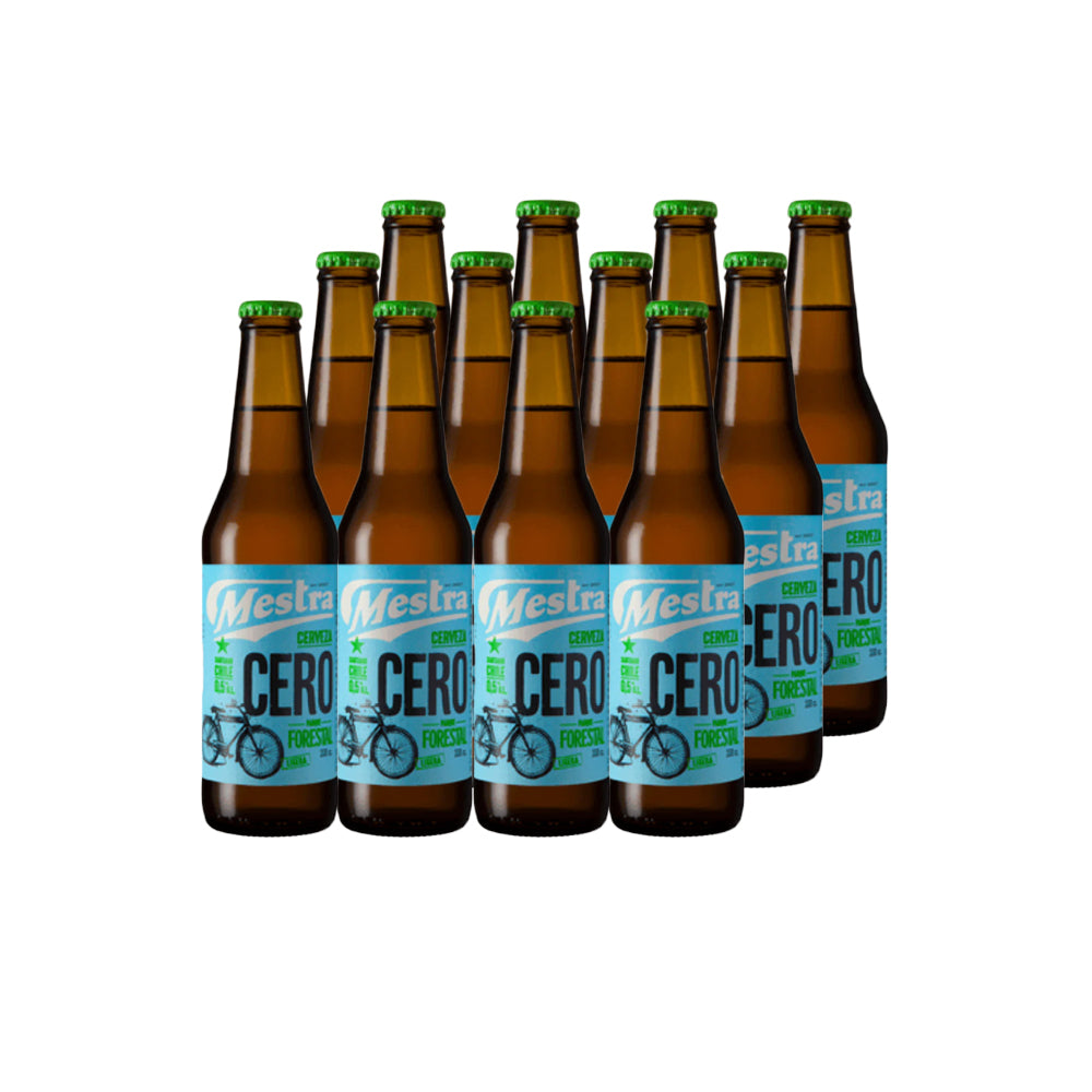 12x Cerveza Mestra Sin Alcohol 330cc
