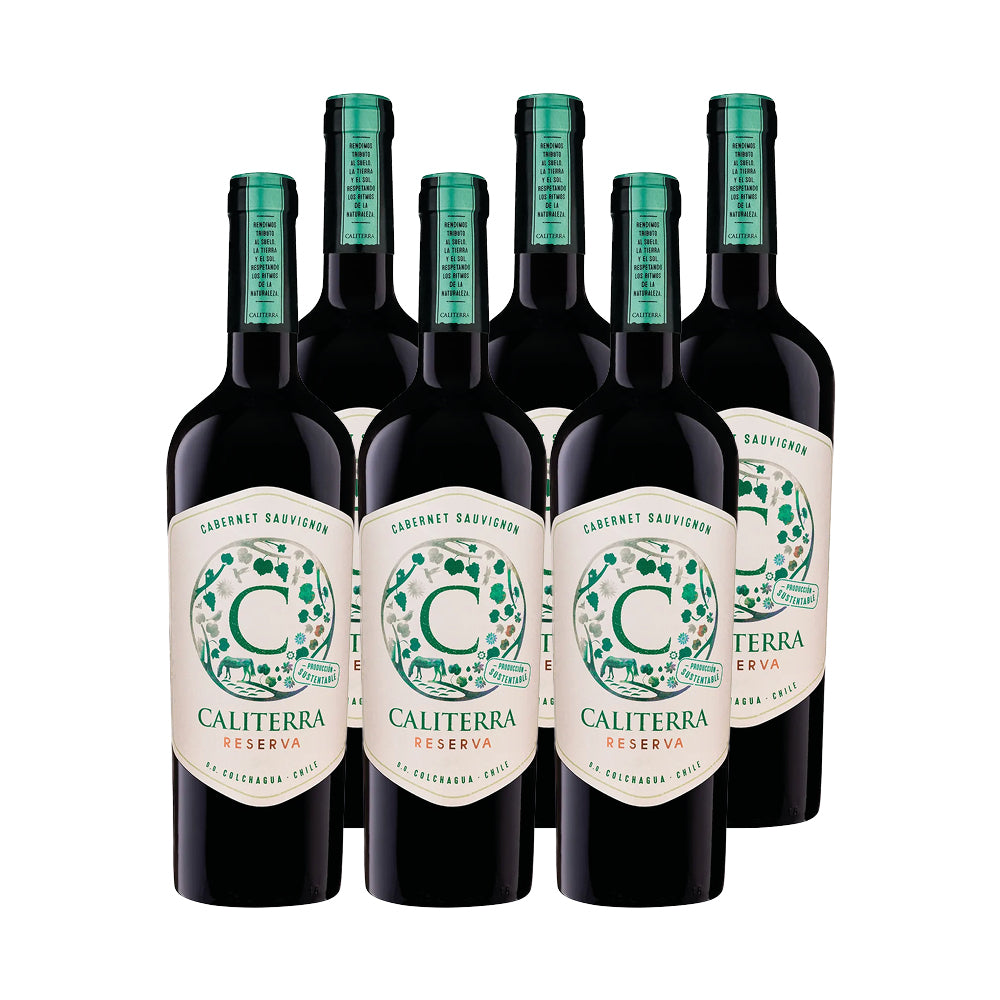 6x Vino Caliterra Reserva Cepas 750cc - Cabernet Sauvignon