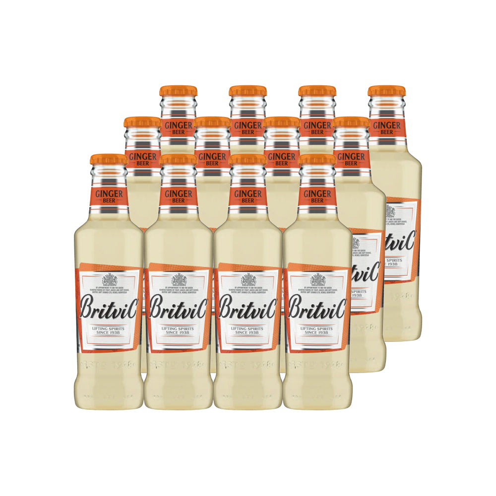 12x Britvic Ginger Beer 200cc