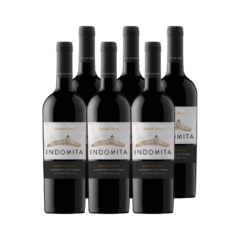 6x Vino Indómita Gran Reserva Cepas 750cc