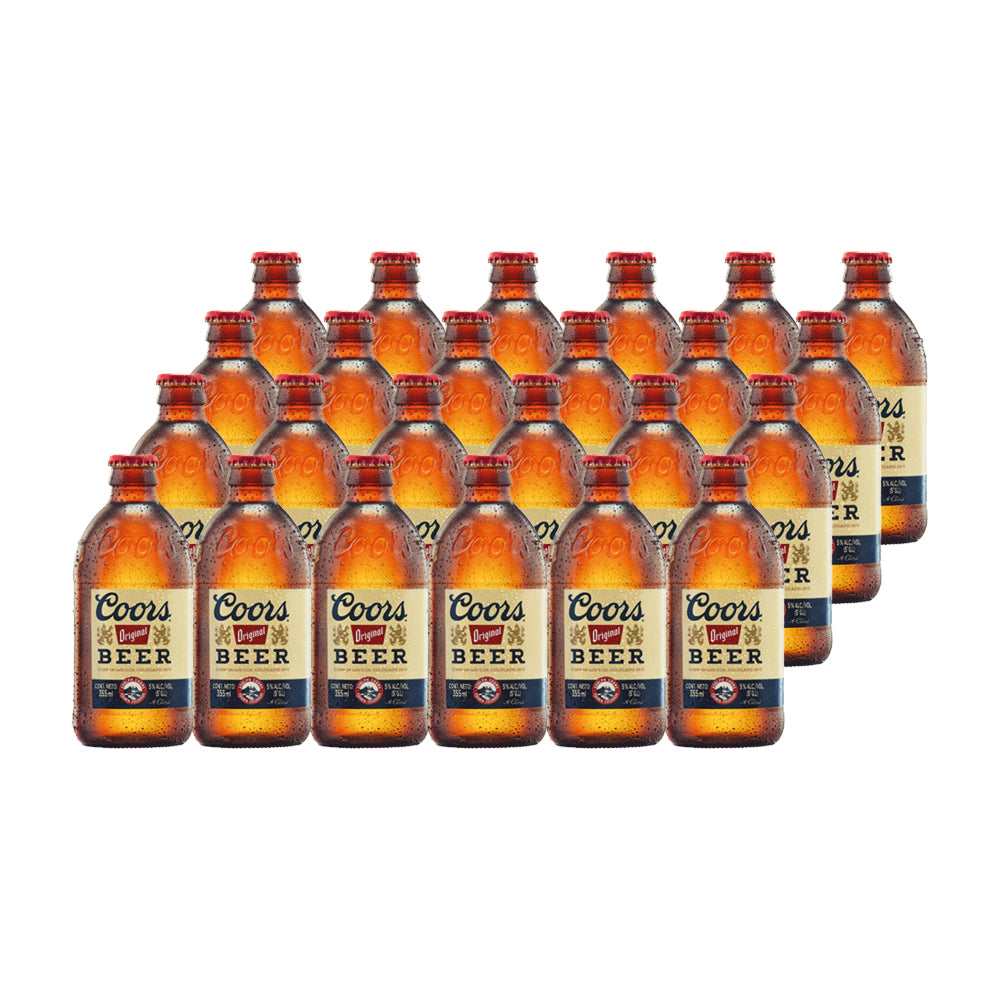 24 x Cerveza Coors Original Botellin 5° 355cc