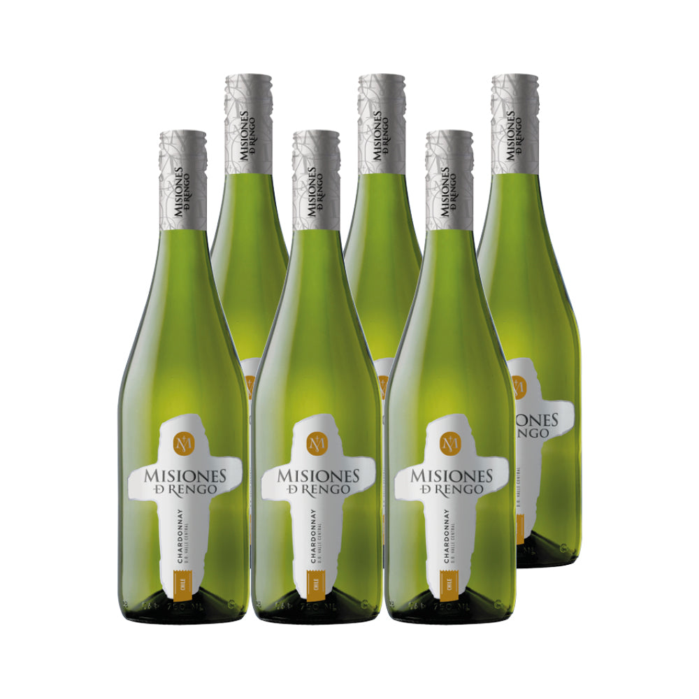 6x Vino Misiones de Rengo Varietal Cepas 750cc