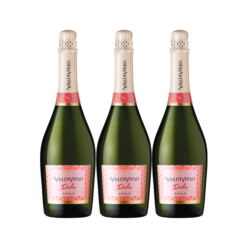 3x Espumante Valdivieso Dolce Variedades 750cc - Dolce Rosso