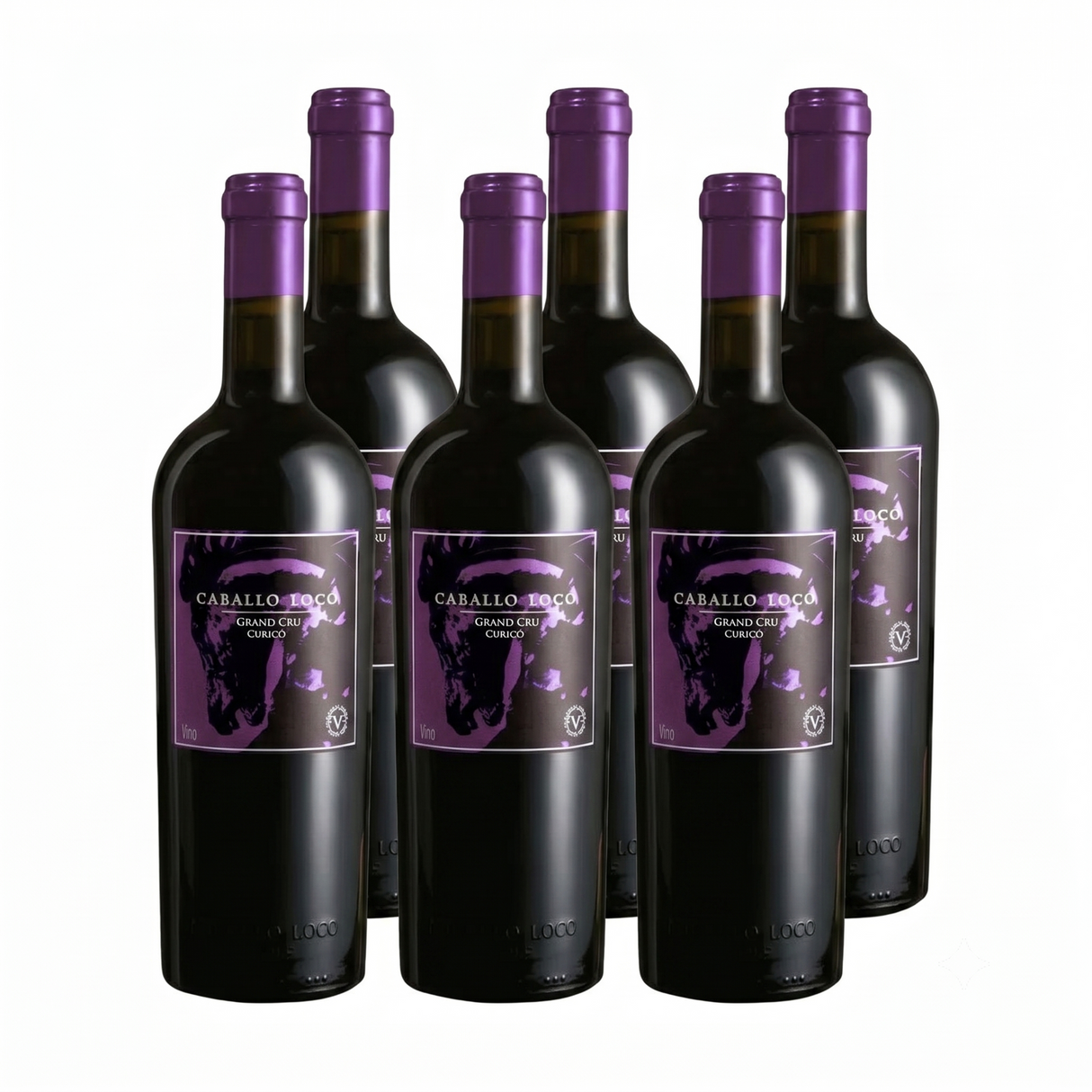 6x Vino Caballo Loco Grand Cru Curicó 14.5° 750cc
