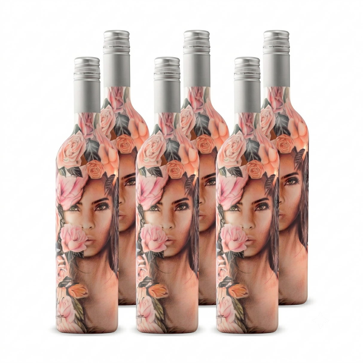 6x Vino VIK La Piu Belle Rosé 13.8° 750cc