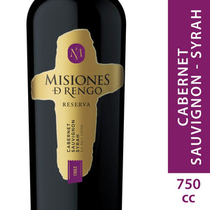 Vino Misiones De Rengo Reserva Cabernet Sauvignon Syrah 750cc