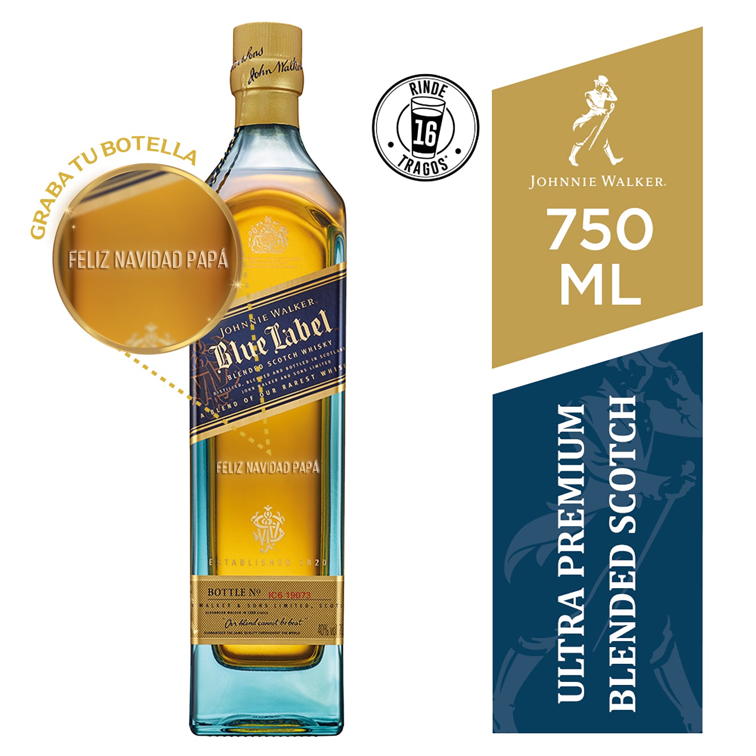 ウイスキー Johnnie Walker Blue Label Johnnie Walker Blue Label 750cc – Tost
