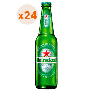 24x Cerveza Heineken Silver Botella 330cc