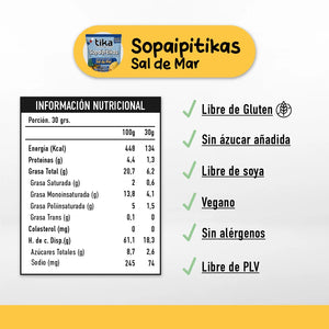 Chips Tika Sopaipitikas Sal de Mar 140g