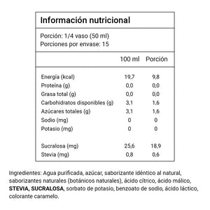 Licor Momentum Flor de Sauco Mocktail 0.0° 750cc