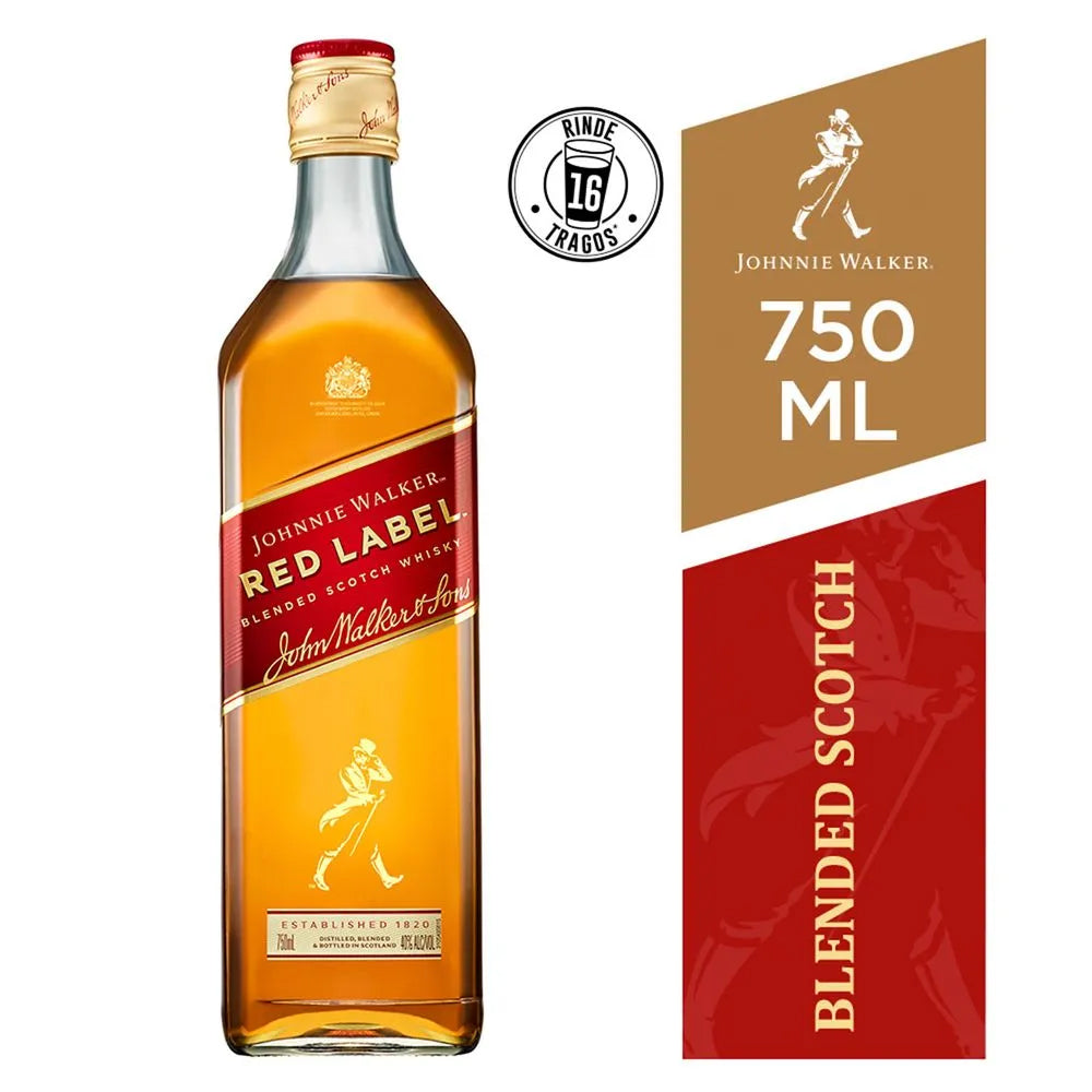 Whisky Johnnie Walker Red Label 40º 750cc