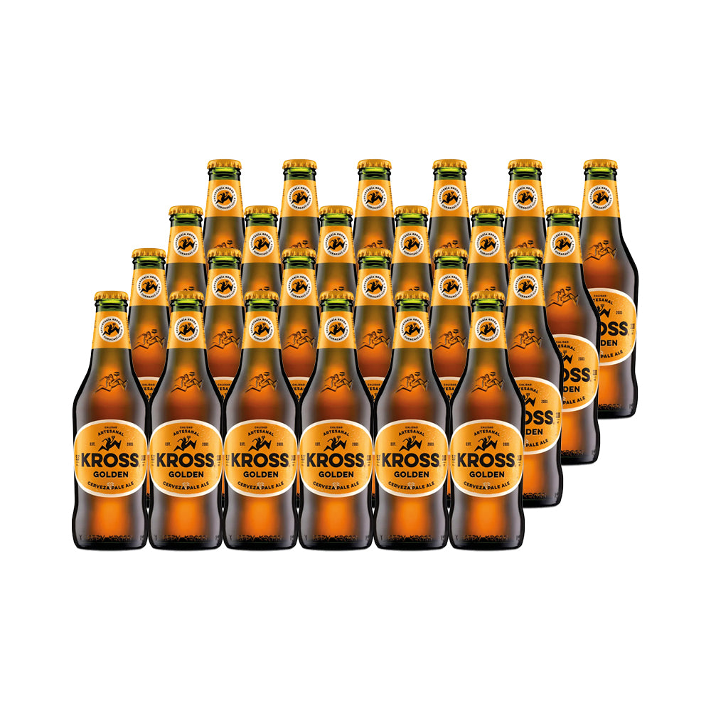 24x Cerveza Kross Golden Botellín 330cc