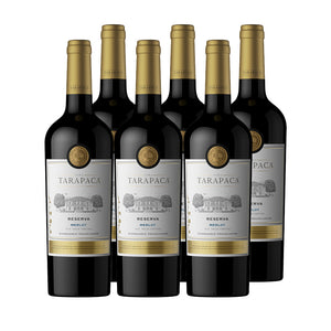 6x Vino Tarapacá Reserva Cepas 750cc