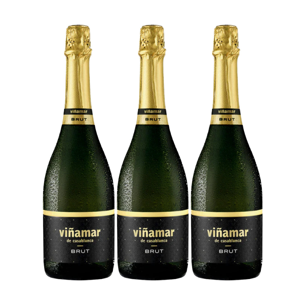 3x Espumantes Viñamar Brut 750cc