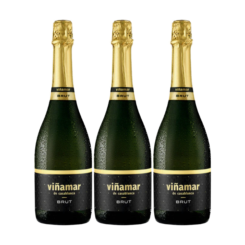 3x Espumantes Viñamar Brut 750cc