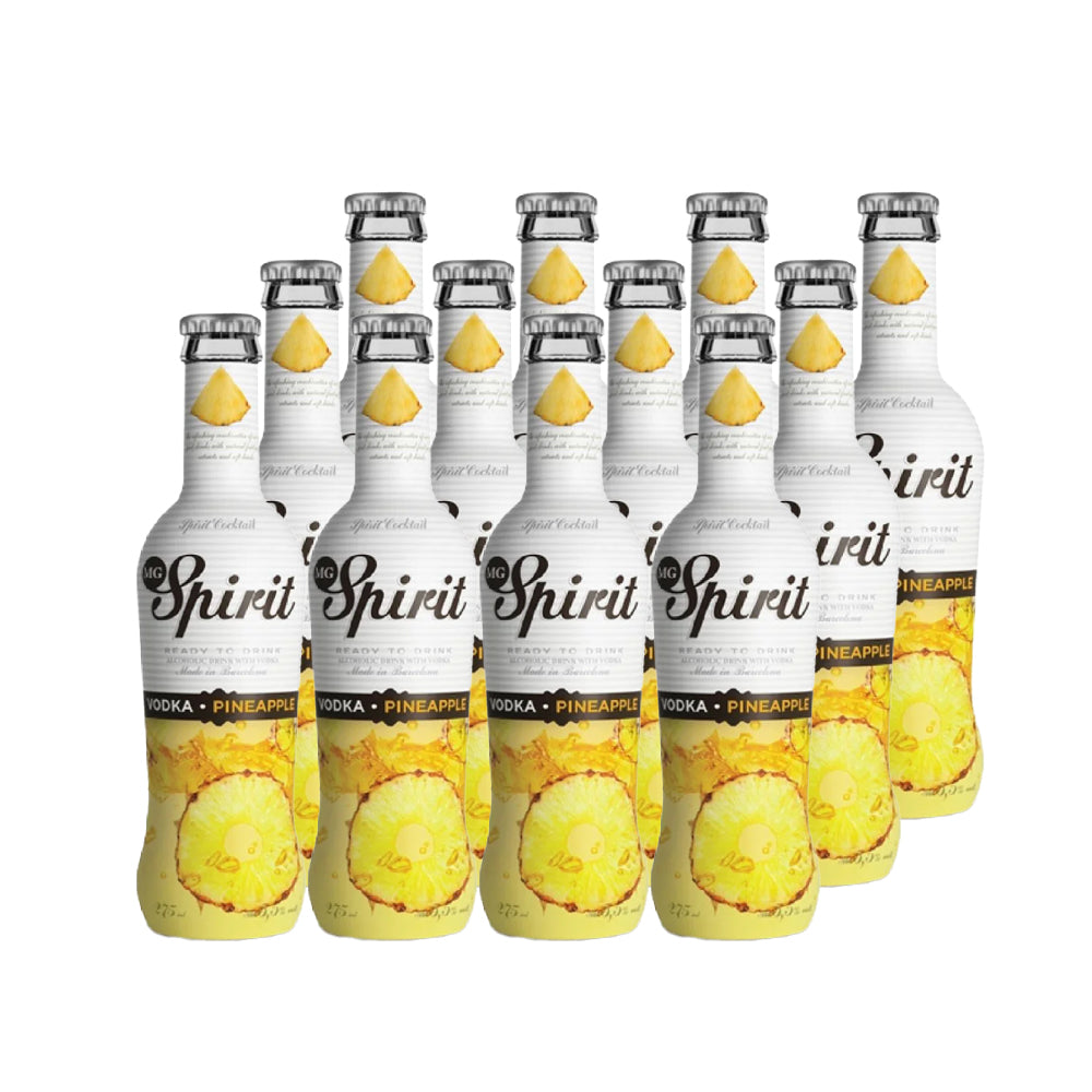 12x Cóctel MG Spirit Vodka Pineapple 5,5º 275cc