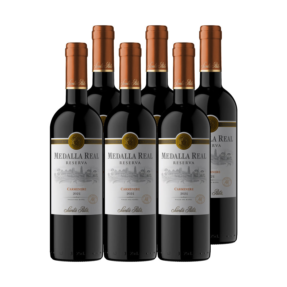 6x Vino Medalla Real Reserva Cepas 750cc