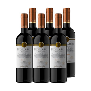 6x Vino Medalla Real Reserva Cepas 750cc
