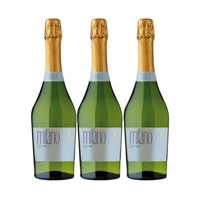 3x Espumante Milano Brut 750cc