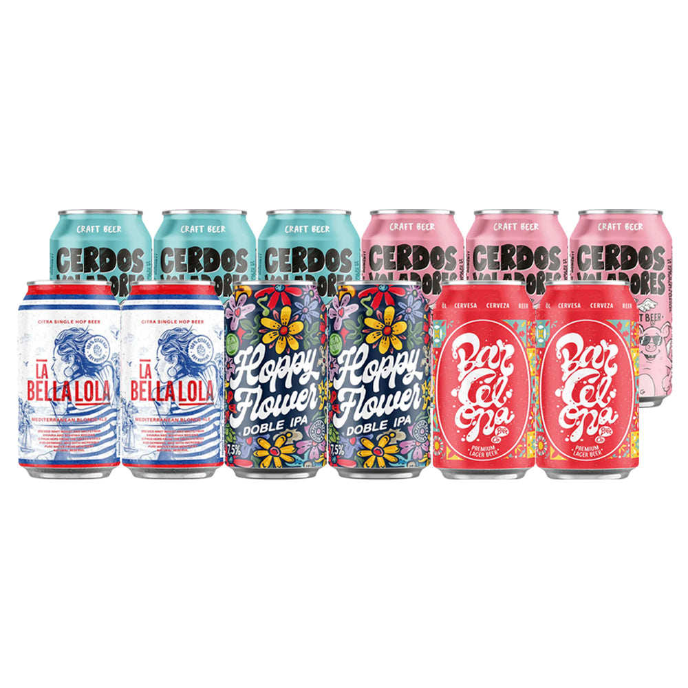 12x Cerveza Barcelona Beer Company Pack Catador 330cc