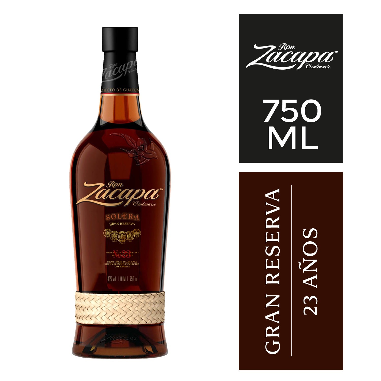 Ron Zacapa Solera Gran Reserva 23 Años 40° 750cc – Tost