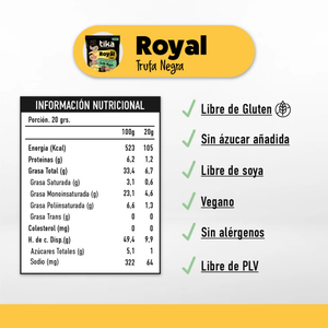 Chips Tika Royal Trufa Negra 150g