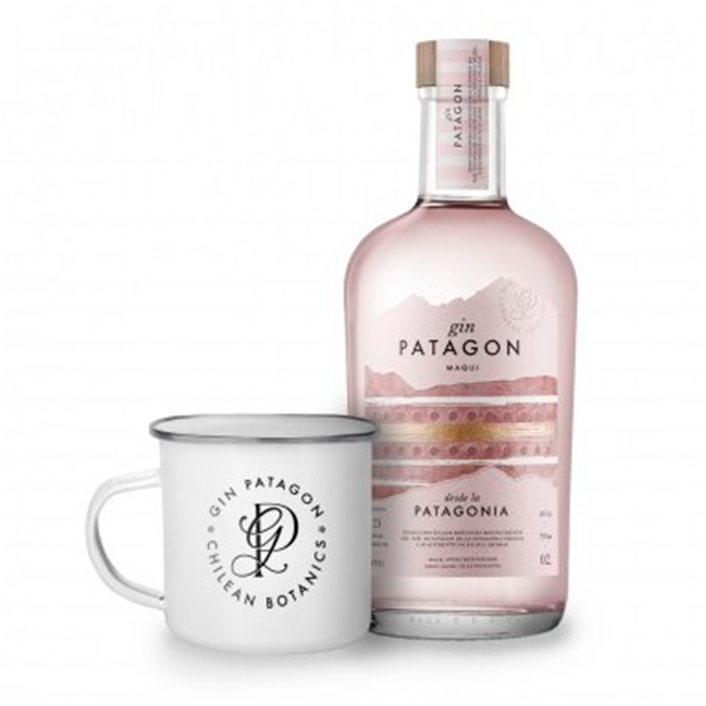 Pack Gin Patagon Maqui 40° 750cc + Taza de Regalo
