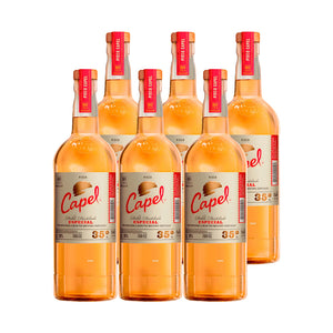 6x Pisco Capel Doble Destilado 35º 700cc