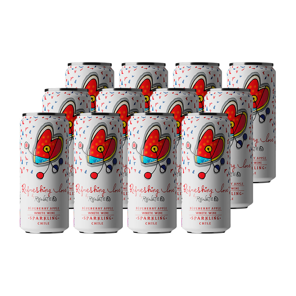 12x Espumante Refreshing Love Renate Neumann Lata 310cc