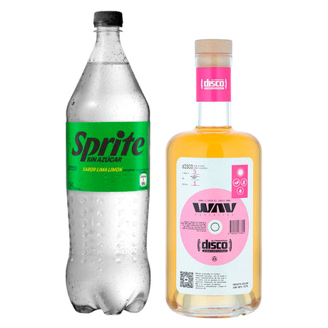 Discola Wavv Sin Alcohol 700cc + Bebida 1500cc